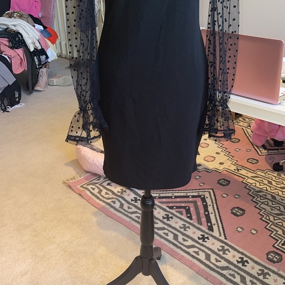 Black Cocktail Dress - Picture 3 of 9